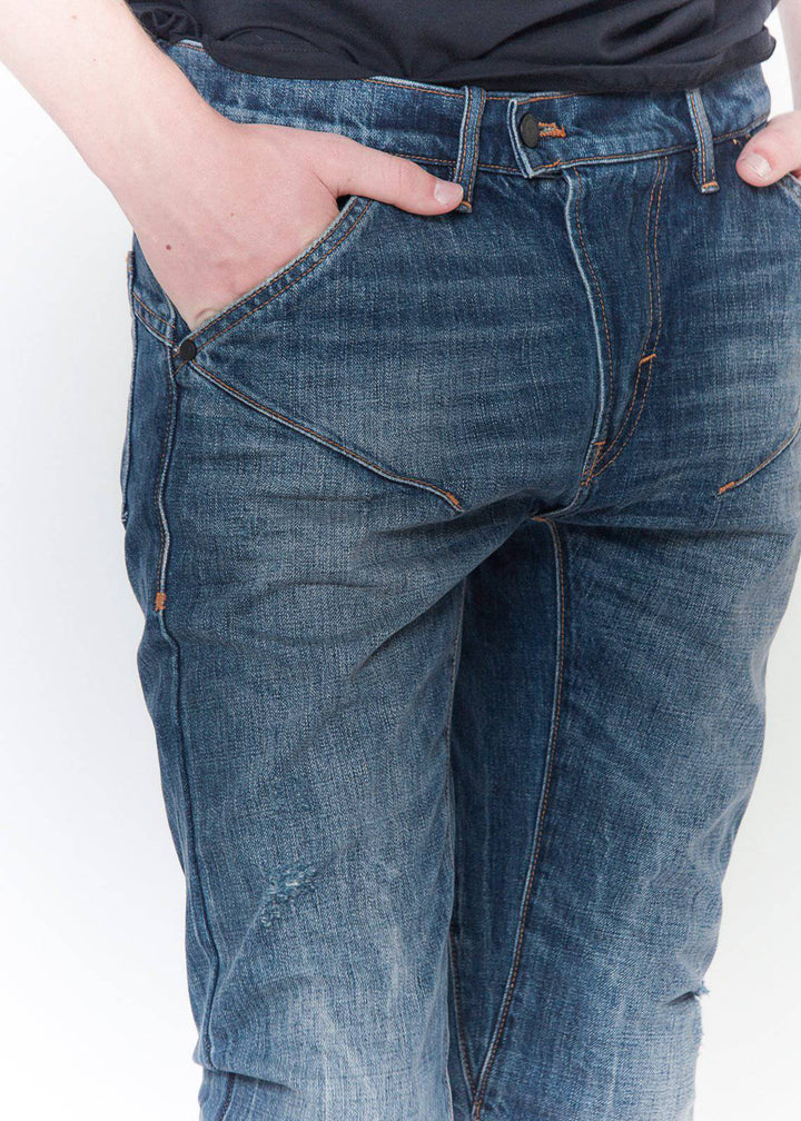 Konus Men's Essential Slim Jeans in Indigo by Shop at Konus