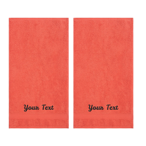 Personalized Towels, Hotel & Spa Quality, Super Soft, Highly Absorbent, 100% Turkish Genuine Cotton Monogrammed Towel by La'Hammam