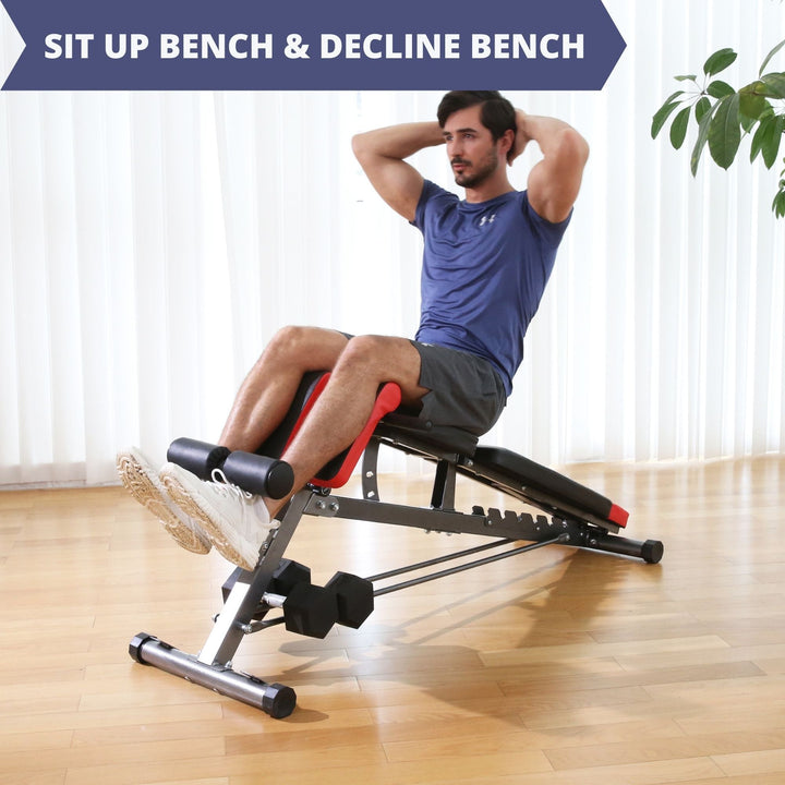 Multi-Functional FID Weight Bench for Full-Body Workout by Finer Form