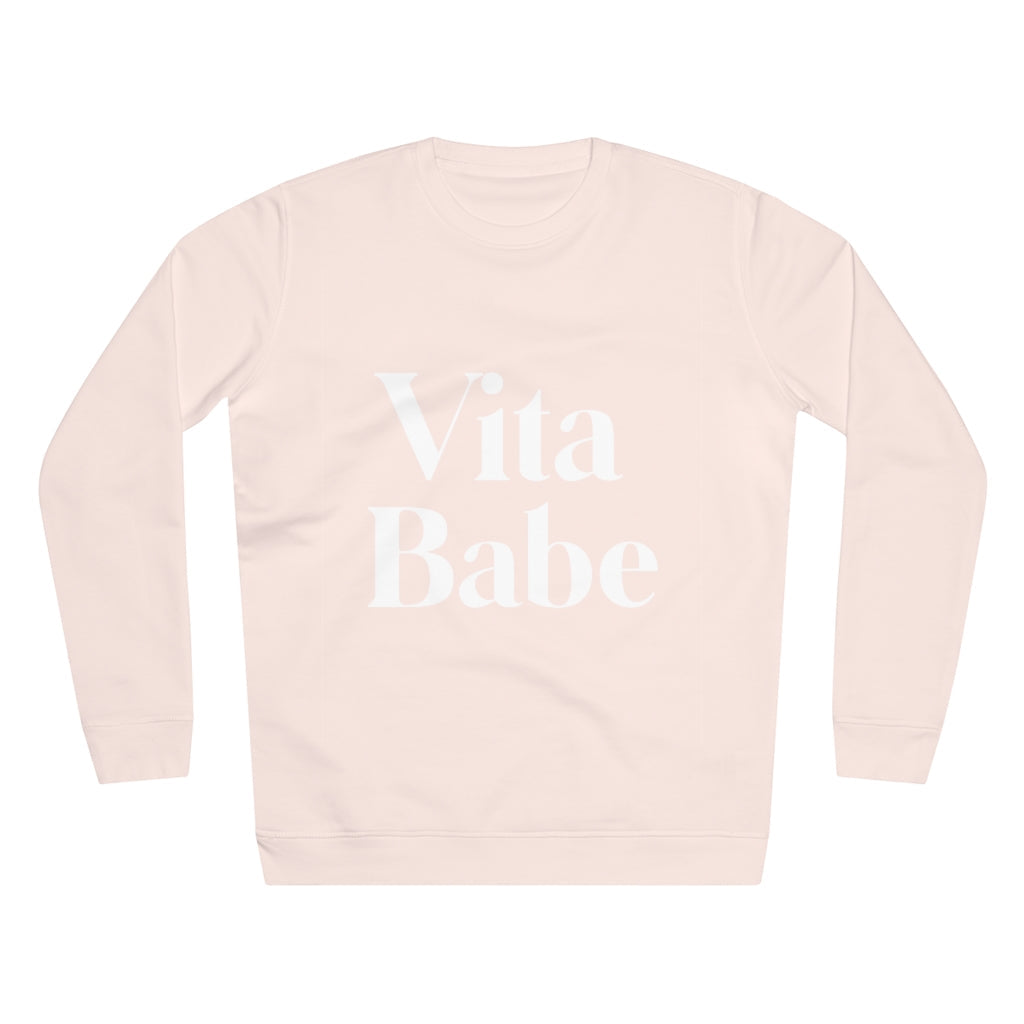 Vita Babe Organic Unisex Rise Sweatshirt by VitaParfum