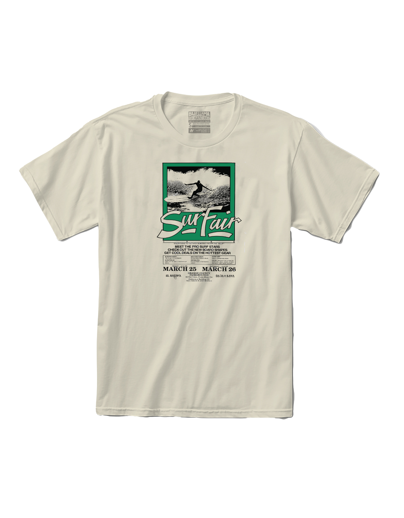 SURF FAIR GAME - PRIMO GRAPHIC TEE by Bajallama