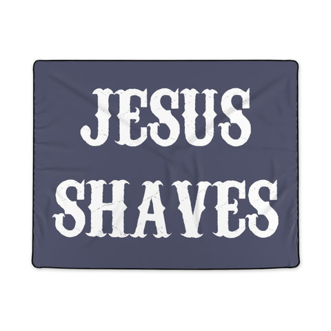 'Jesus Shaves' Blanket