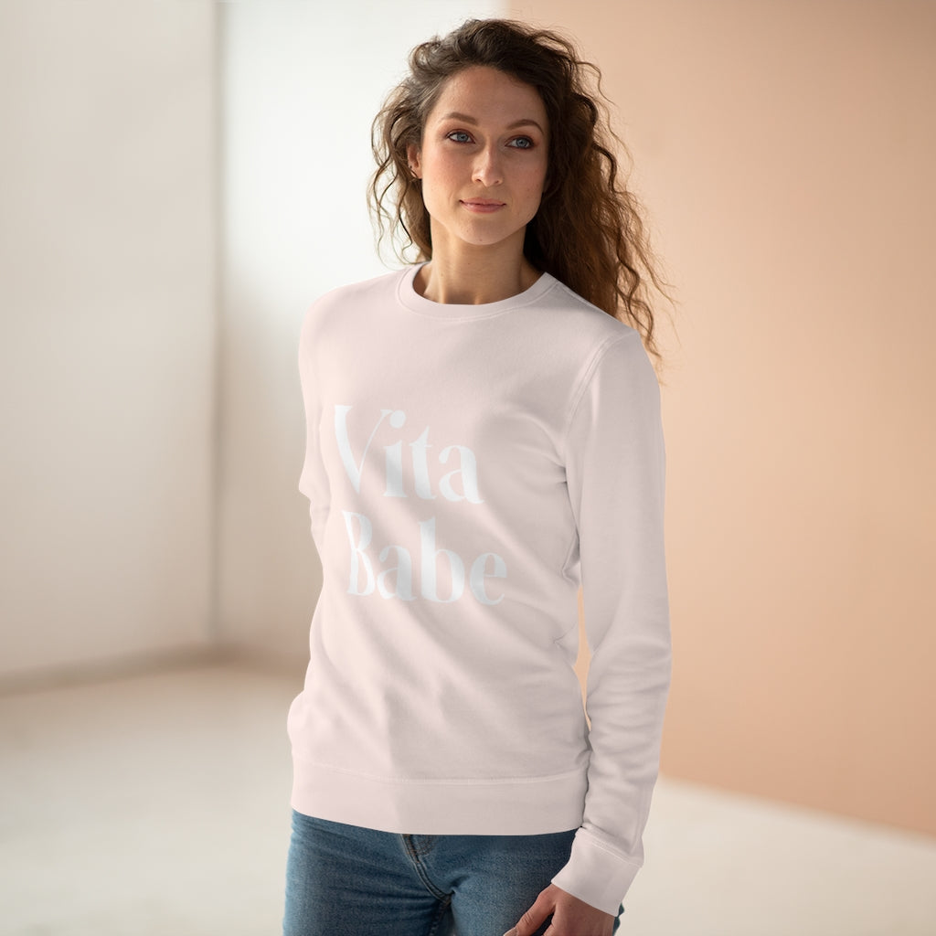 Vita Babe Organic Unisex Rise Sweatshirt by VitaParfum