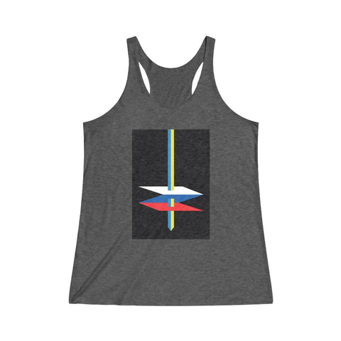 'Live Update' Women's Tri-Blend Racerback Tank