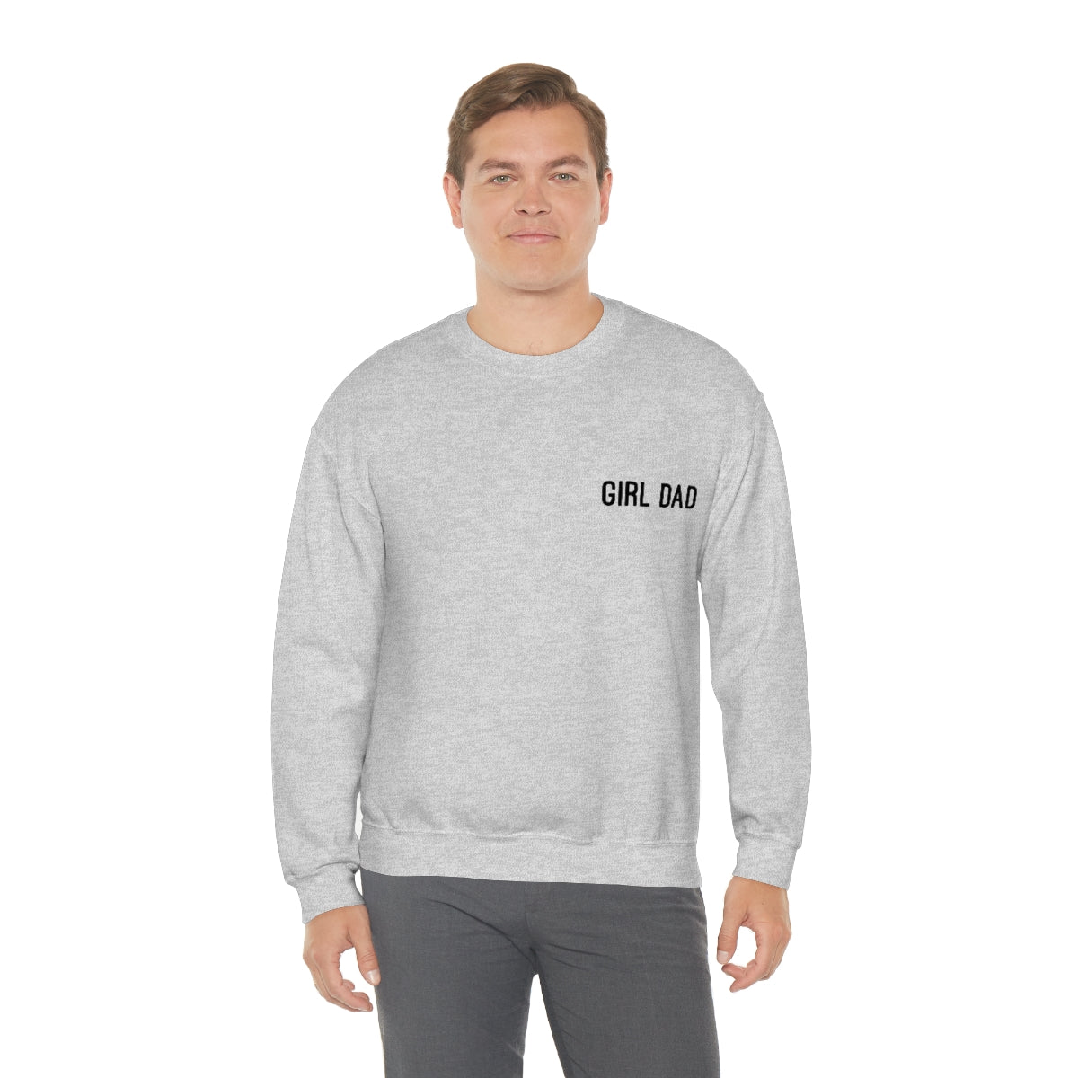 Girl Dad Heavy Blend™ Crewneck Sweatshirt