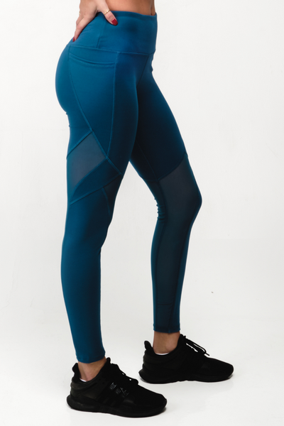 High-Rise Mesh Legging with Pockets by Seaav