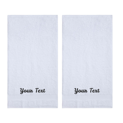 Personalized Towels, Hotel & Spa Quality, Super Soft, Highly Absorbent, 100% Turkish Genuine Cotton Monogrammed Towel by La'Hammam