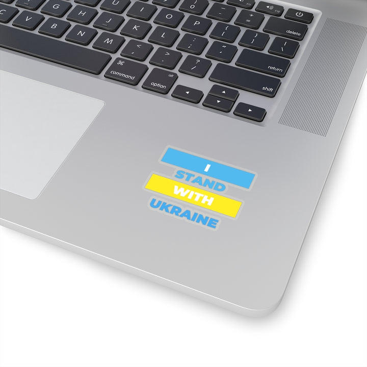 'I Stand With Ukraine' Sticker