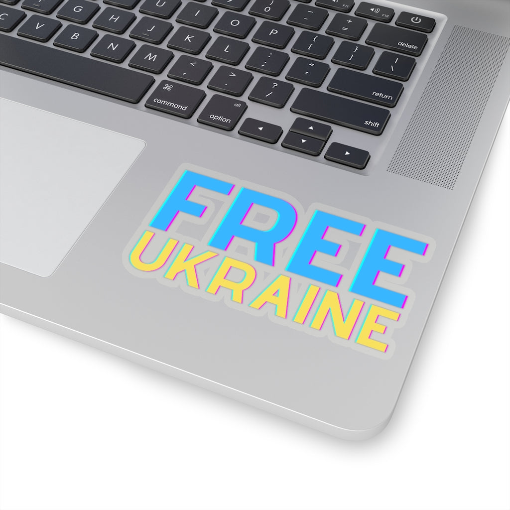 'Free Ukraine' With Vishivanka Sticker