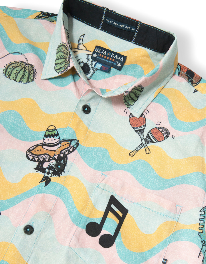 AY CARAMBA - 7-SEAS™ BUTTON UP by Bajallama