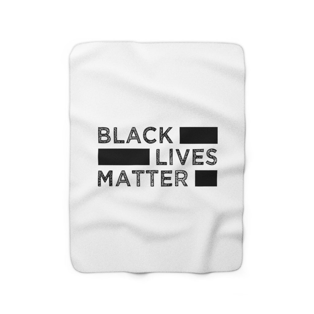 Black Lives Matter Sherpa Fleece Blanket