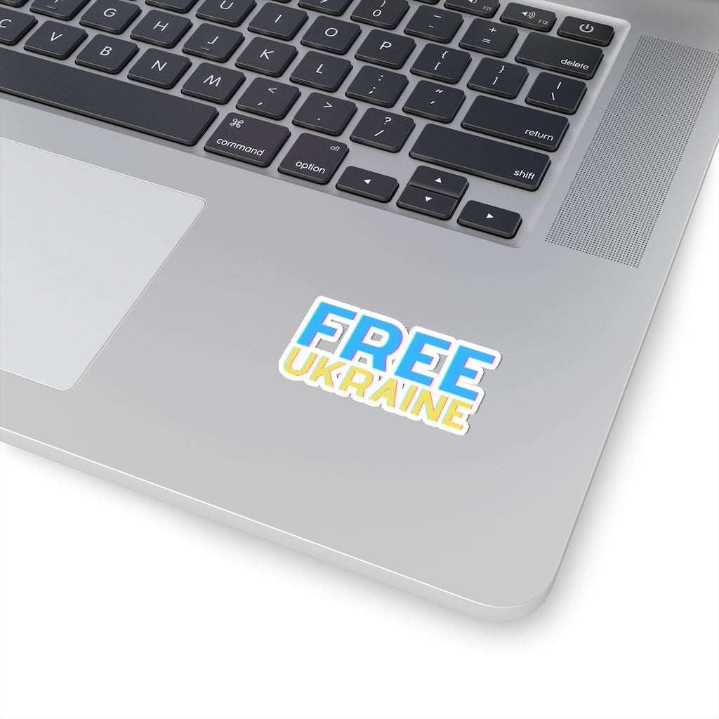 'Free Ukraine' With Vishivanka Sticker