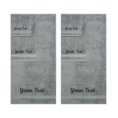 Personalized Towels, Hotel & Spa Quality, Super Soft, Highly Absorbent, 100% Turkish Genuine Cotton Monogrammed Towel by La'Hammam