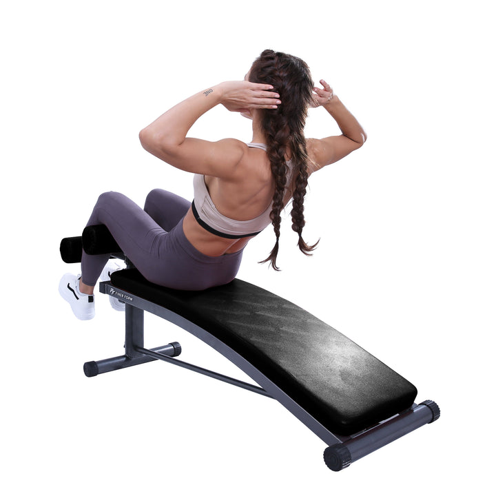 Sit Up Bench with Reverse Crunch Handle by Finer Form