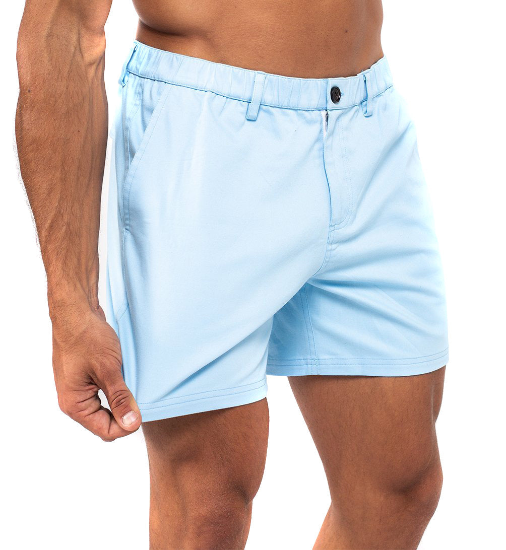 Cotton Shorts - Blue by Bermies Swimwear