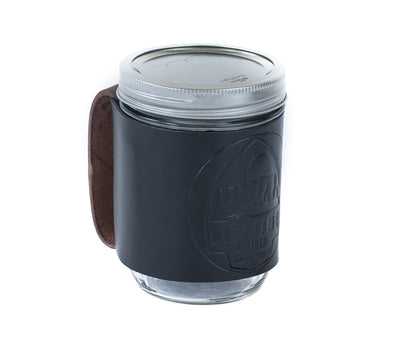 Leather Mason Jar Coozie by Lifetime Leather Co