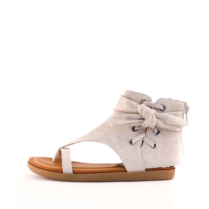 Women's Chi Lace Detail Gladiator Sandal Stone by Nest Shoes