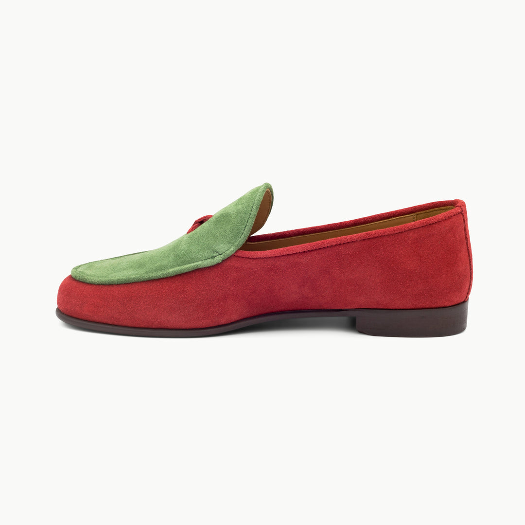 Men's Holiday Color Block Milano Loafer by Del Toro Shoes