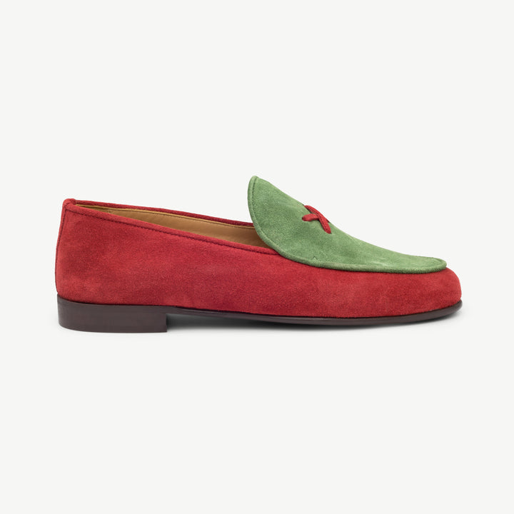 Men's Holiday Color Block Milano Loafer by Del Toro Shoes