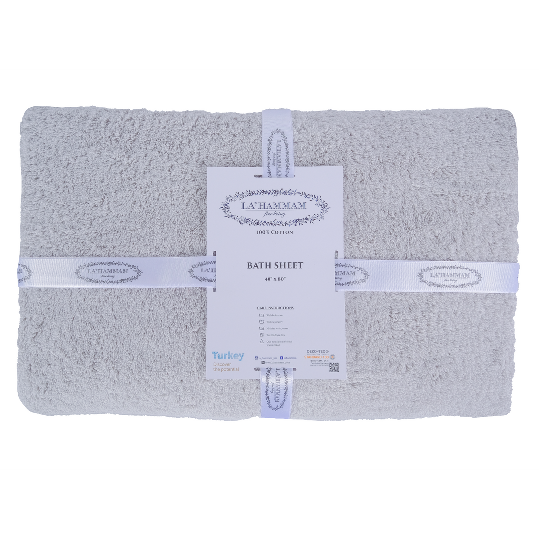 Turkish Cotton Bath Sheet Towel by La'Hammam