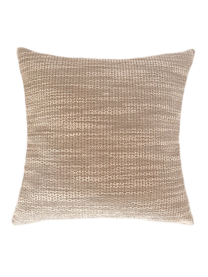 Natural Waves Mocha Outdoor Pillow by Anaya