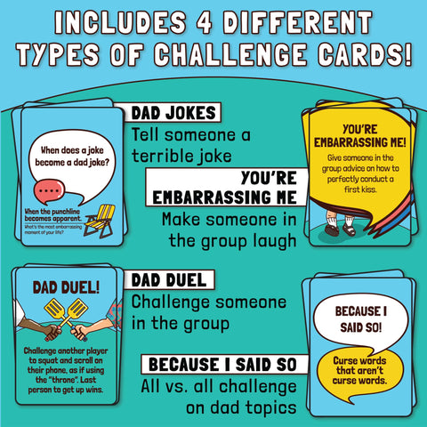 Laughing at Dad Jokes Party Game by Crated with Love