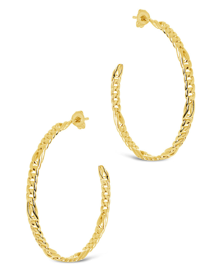 Claudette Hoops by Sterling Forever