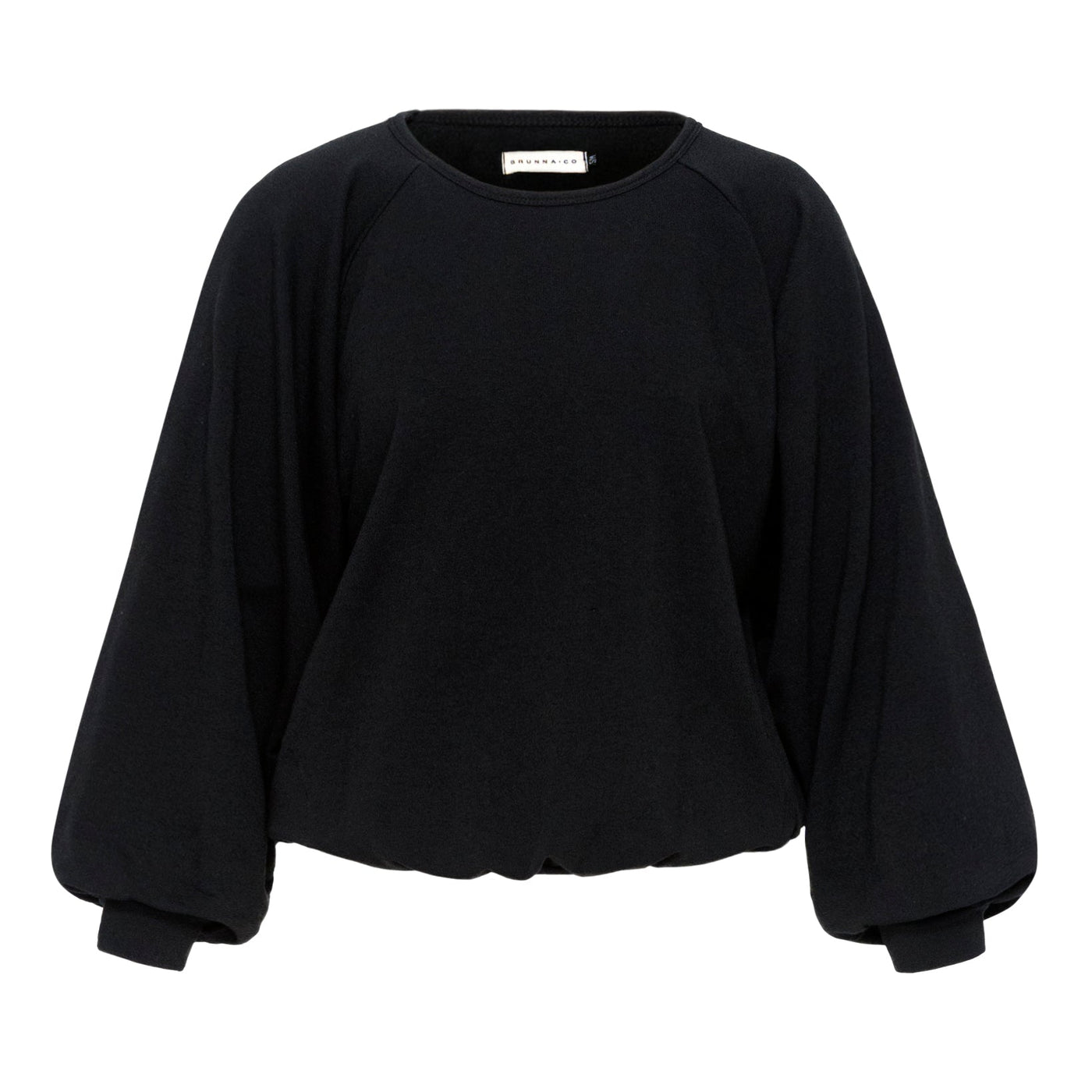 Haley Bamboo Fleece Sweaters, in Black by BrunnaCo