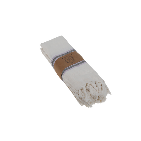 Smyrna Turkish Hand / Kitchen Towel 4 pack 23x17in by La'Hammam