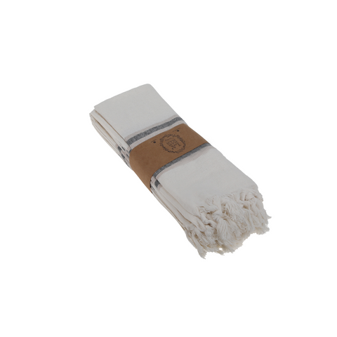 Smyrna Turkish Hand / Kitchen Towel 4 pack 23x17in by La'Hammam