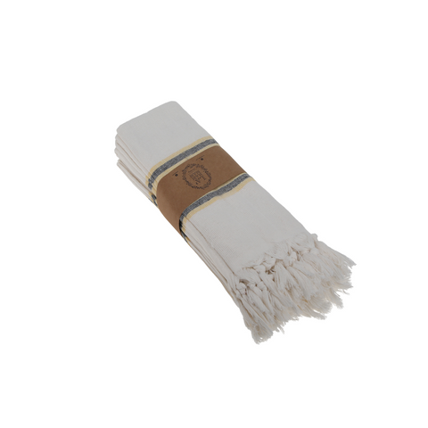 Smyrna Turkish Hand / Kitchen Towel 4 pack 23x17in by La'Hammam