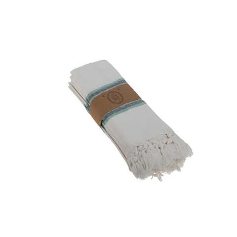 Smyrna Turkish Hand / Kitchen Towel 4 pack 23x17in by La'Hammam