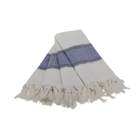 Smyrna Turkish Hand / Kitchen Towel 4 pack 23x17in by La'Hammam