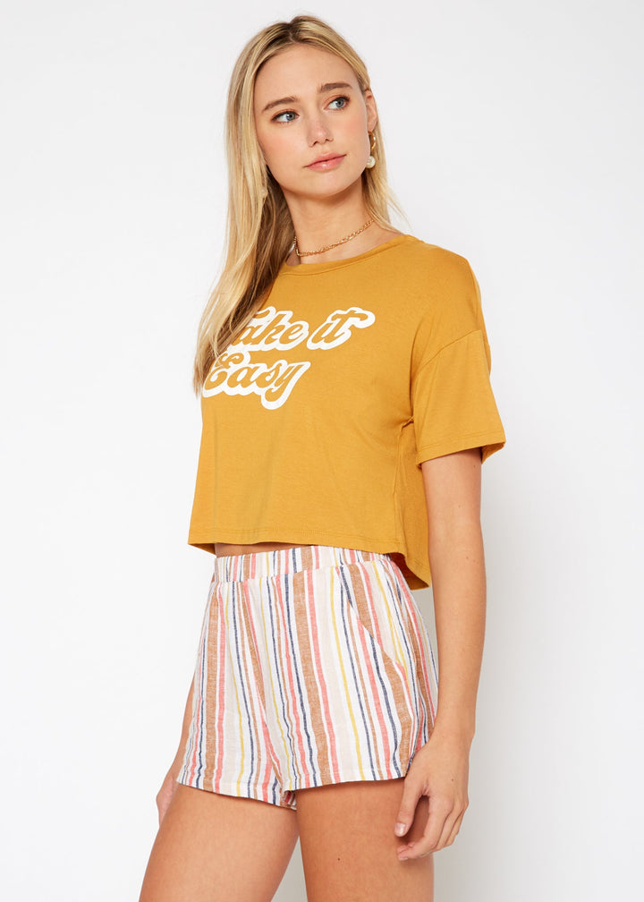 Bellatrix Printed Crop Top by Shop at Konus