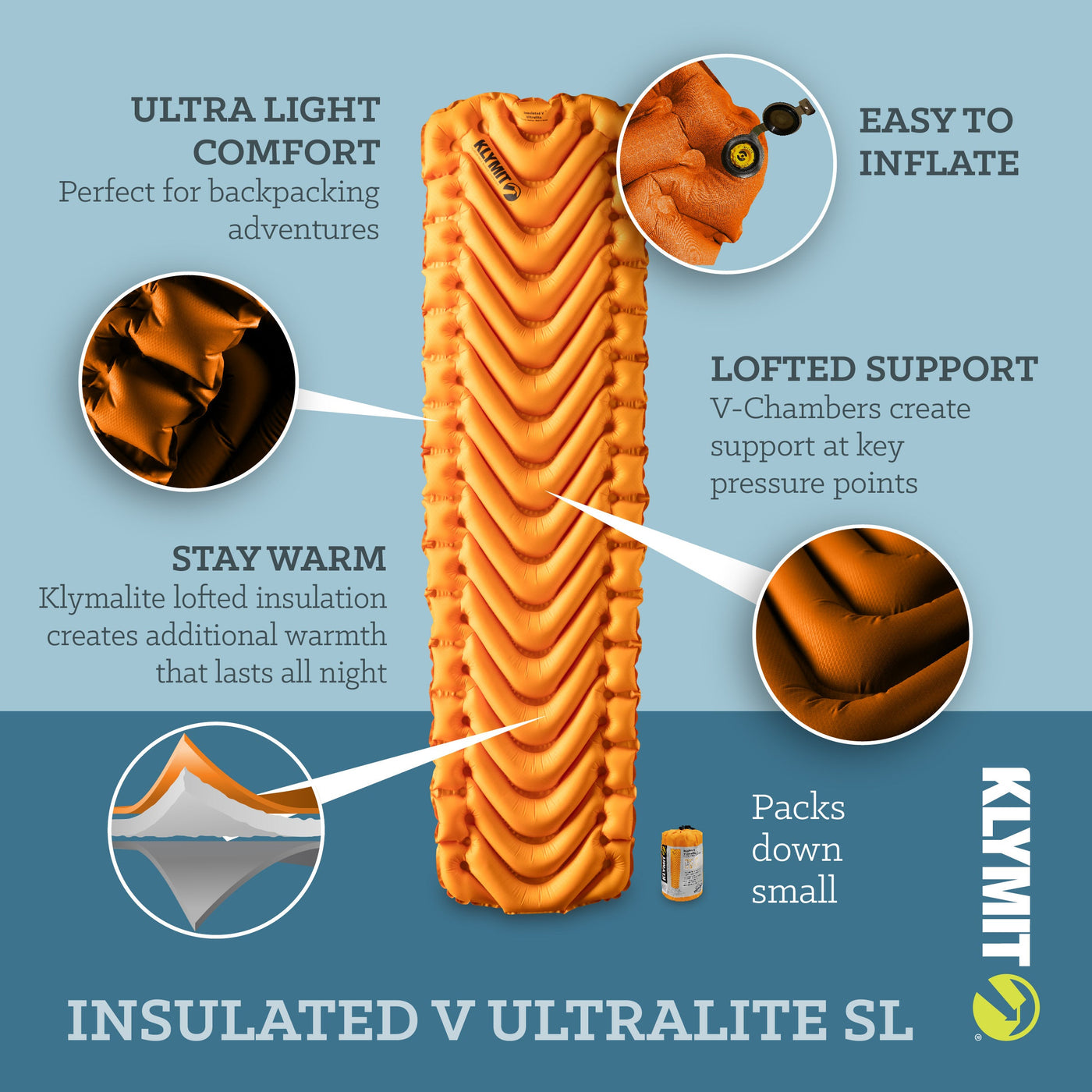 Insulated V Ultralite SL by Klymit