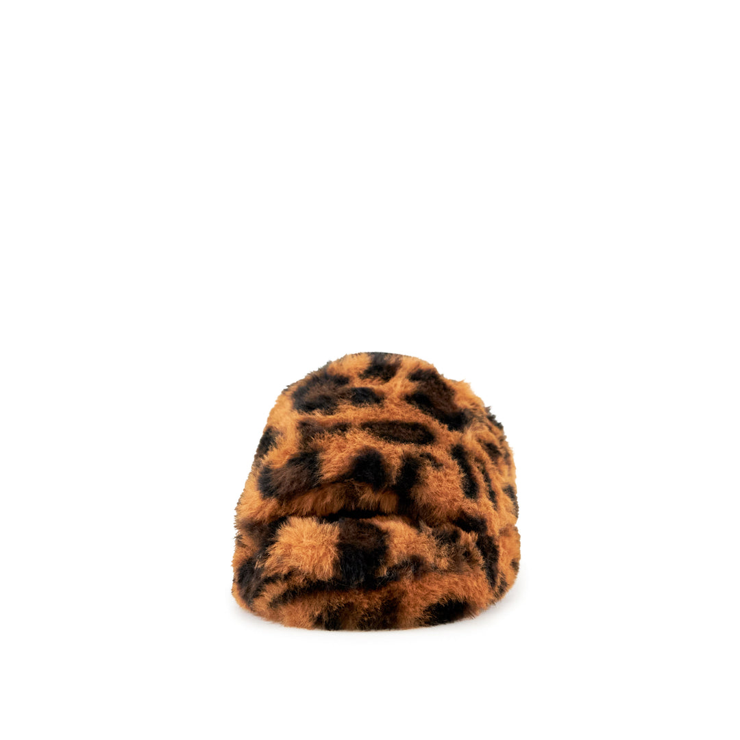 Women's Lisbon Faux Fur Slipper Leopard by Nest Shoes