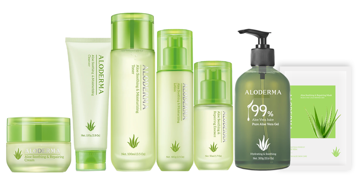 Luxury Aloe Soothing Set by ALODERMA