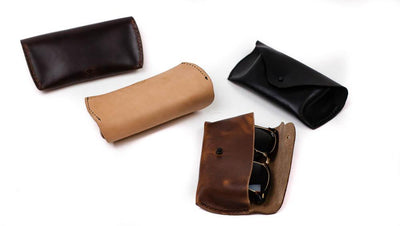 The Ready Clasp Sunglasses Case Black Dublin by Sturdy Brothers