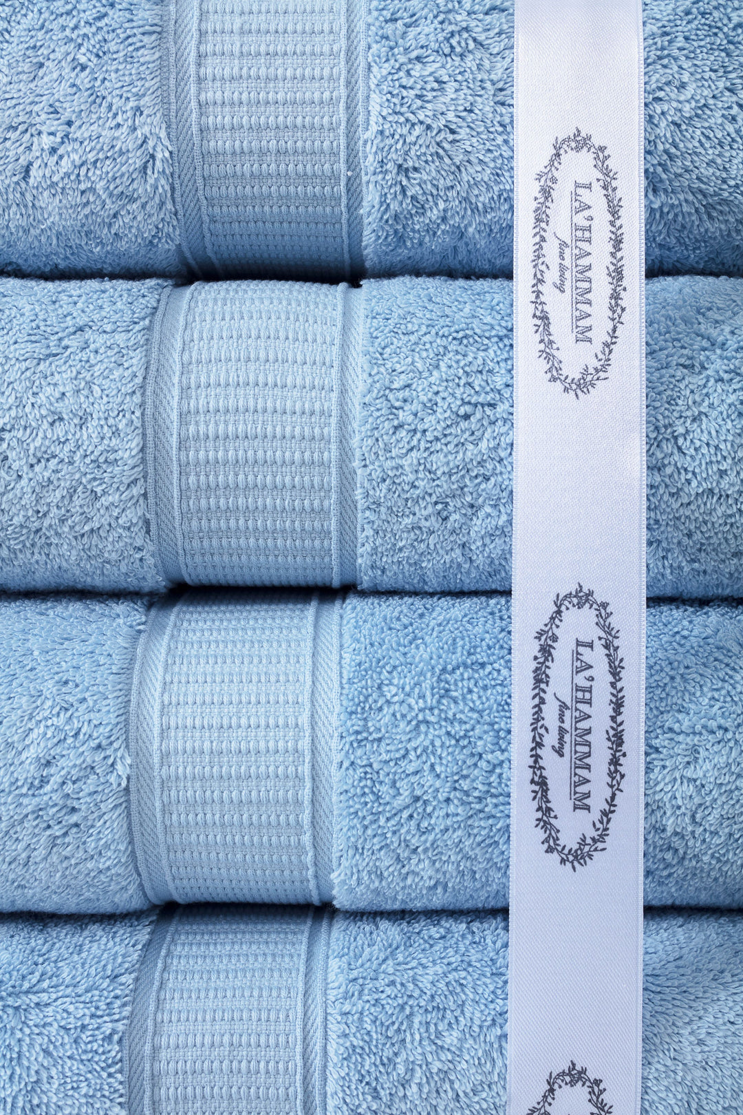 Turkish Cotton Bath Towel Set of 3 by La'Hammam