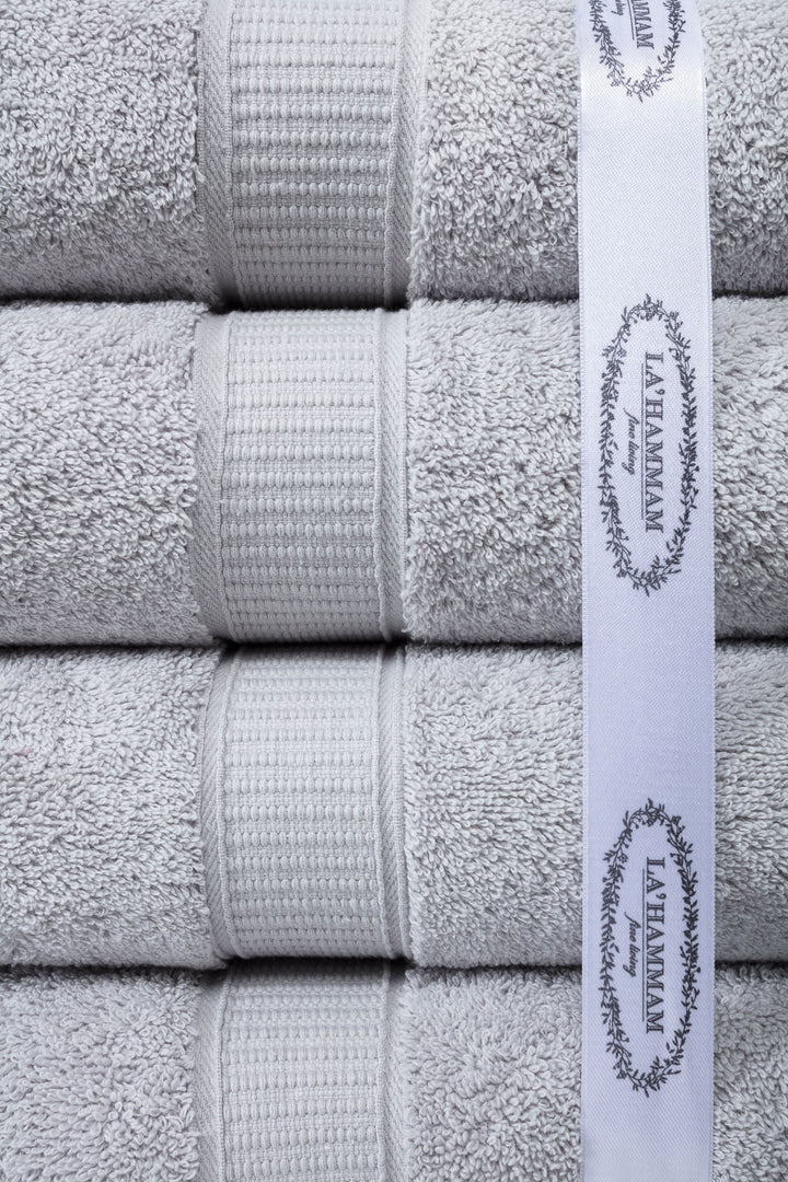 Turkish Cotton Bath Towel Set of 3 by La'Hammam