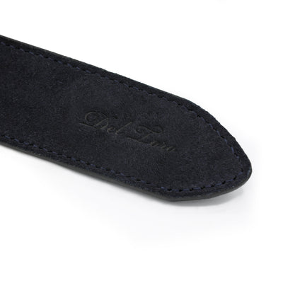 Men's Navy Suede O-Ring Belt by Del Toro Shoes