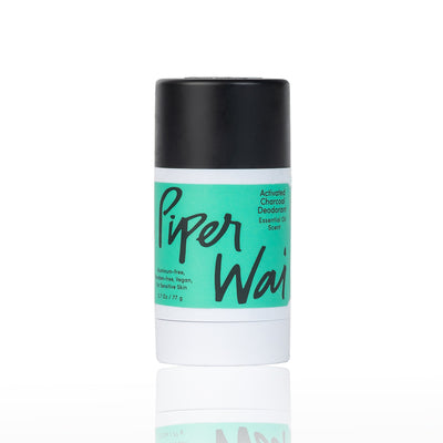 Natural Deodorant Stick without Aluminum, Activated Charcoal by PiperWai Natural Deodorant