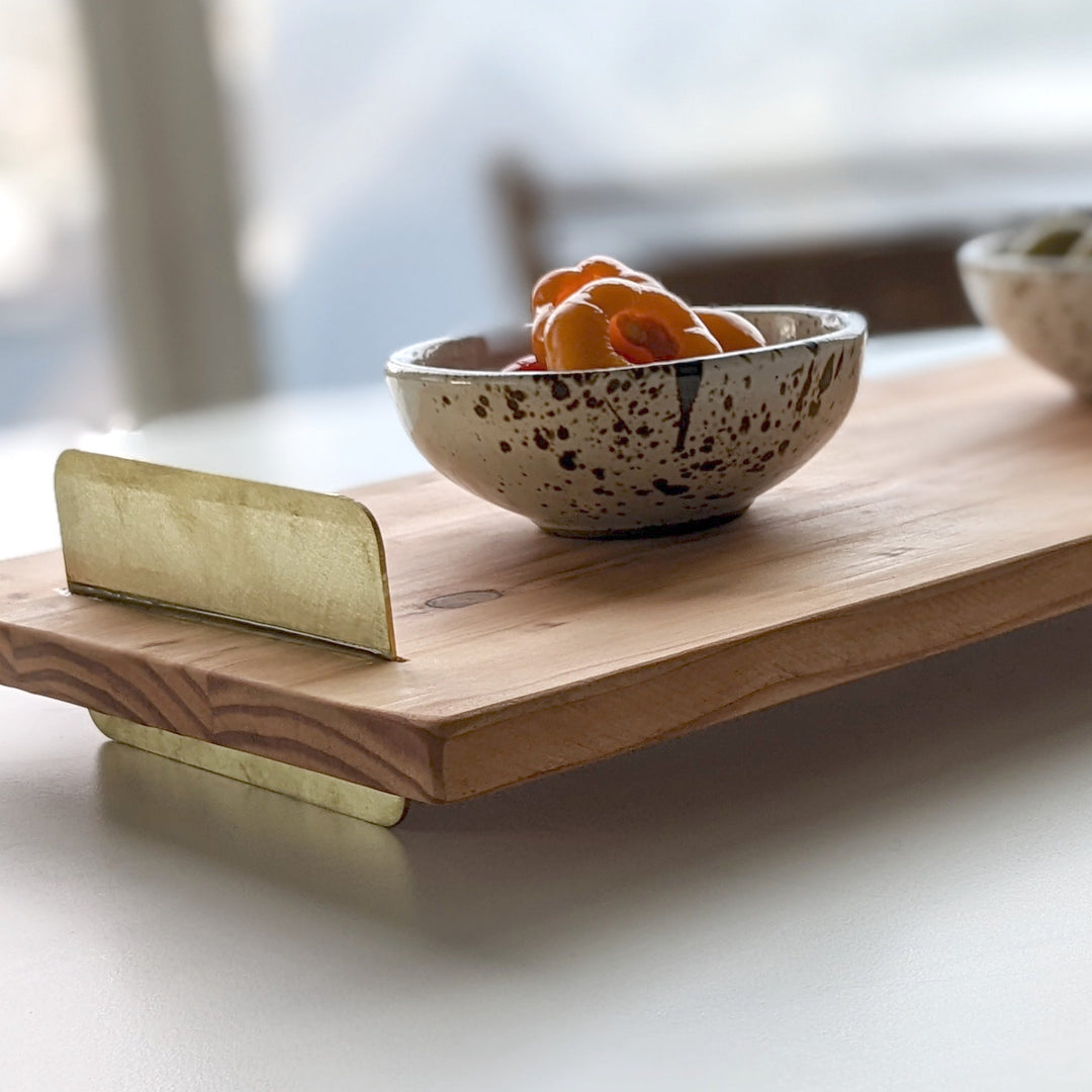 Brass Handle Tray by Formr