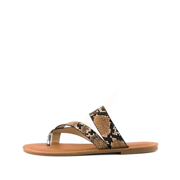 Women's Peak Thong Sandal Snakeskin by Nest Shoes