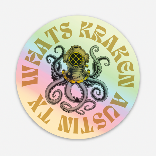 Whats Kraken Sticker (Limited Edition)