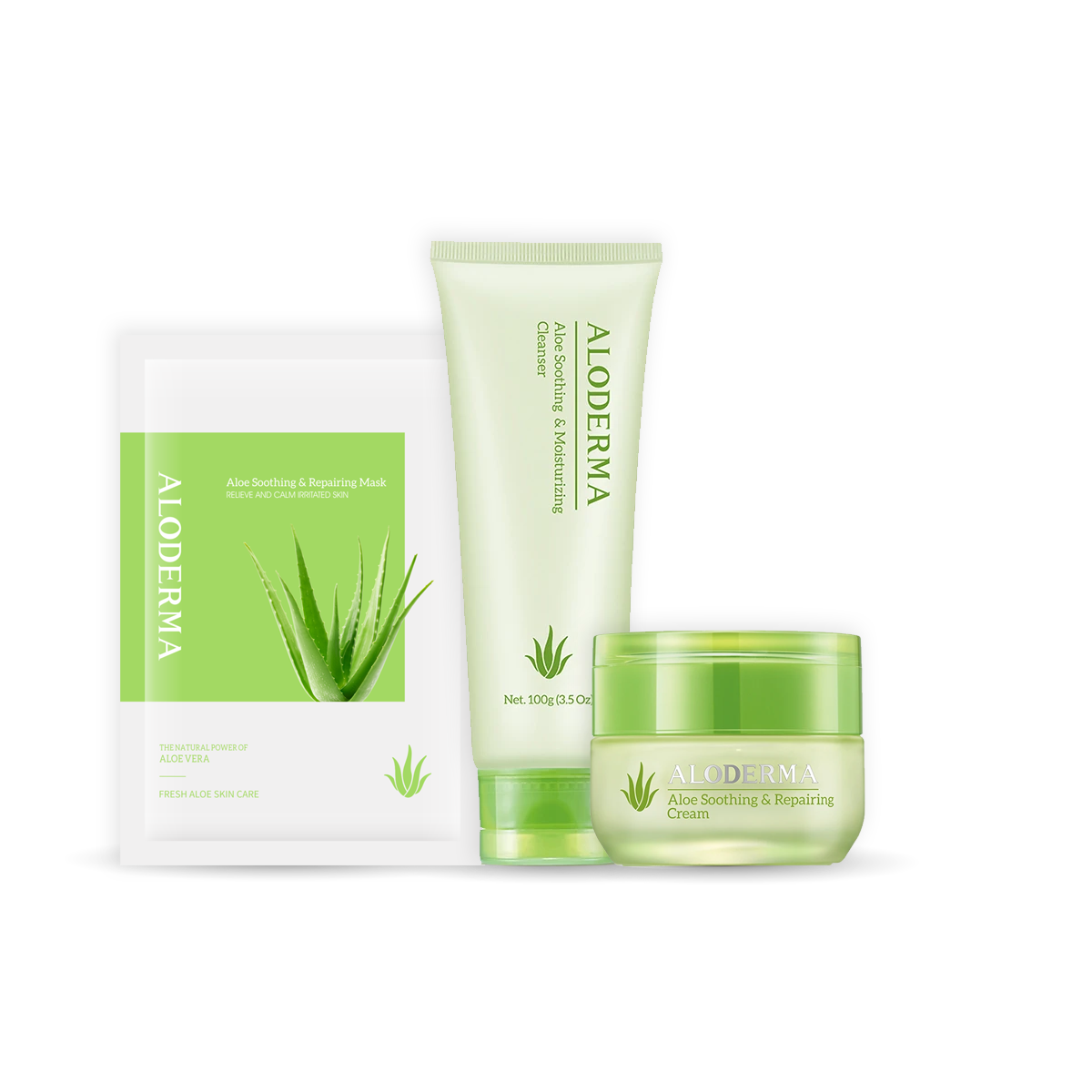 Pure Aloe Soothing Set by ALODERMA