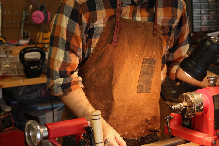 The Charles Waxed Canvas Apron by Sturdy Brothers