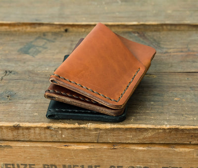 Tall Minimalist Wallet by Lifetime Leather Co