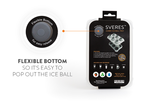 Sveres Jumbo Ice Ball Tray by The Whiskey Ball