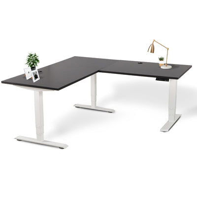 Executive L-Shaped Standing Desk by EFFYDESK